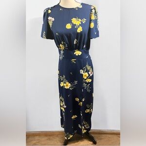 Sugar lips Floral Navy Blue Dress size S